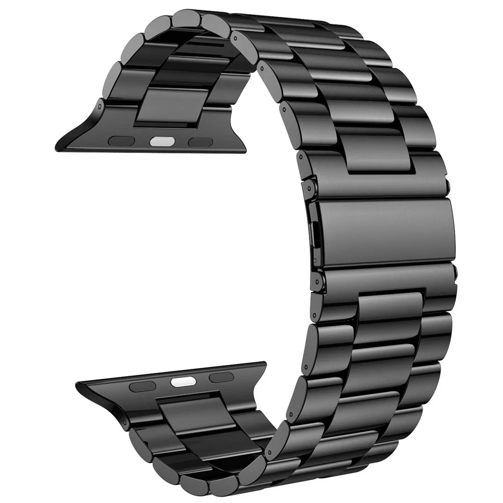 Для 2019 apple watch series 5 полос 40 мм 44 ремешок из нержавеющей стали на запястье