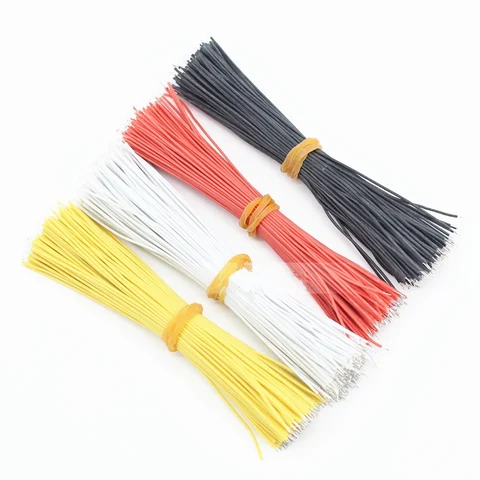 10PCS 30AWG 10cm Transmitter Receiver Flight Controller Silicone Wire for RC Airplane title=