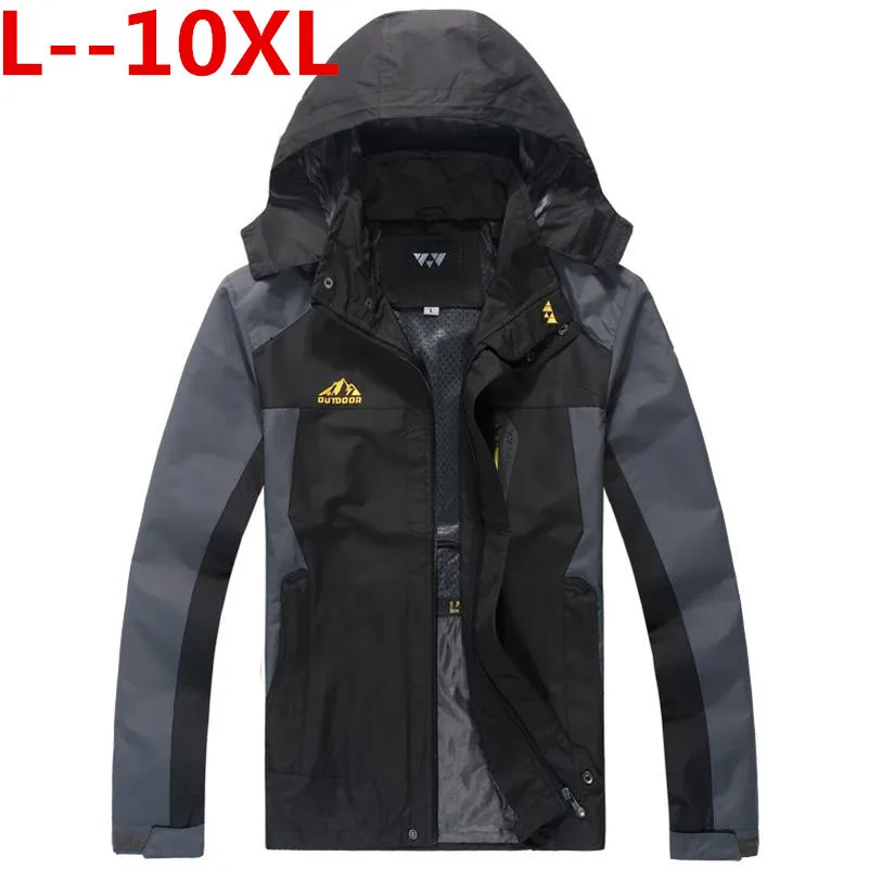 Большие 10XL 9XL 8XL 6XL 5XL новые мужские повседневные куртки армейские