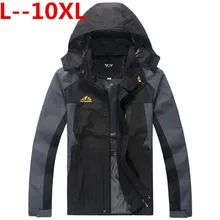 Большие 10XL 9XL 8XL 6XL 5XL новые мужские повседневные куртки мужские армейские водонепроницаемые пальто Мужская куртка дышащий ветрозащитный пл...(China)