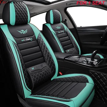 

leather car seat cover For hyundai getz ioniq i10 santa fe solaris tucson creta ix25 accessories covers for vehicle seats