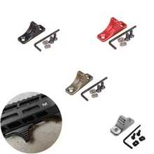 

New M-LOK Handstop Kit Angeled Foregrip Accessories with Guide Rail Tactical MLOK Handguard for M4 M16 AR10 AR15 Gun Accessories