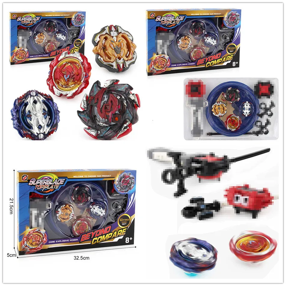 Оригинальная коробка Beyblade Burst для продажи Металл Fusion 4D с пусковым устройством и Bayblade Арена стадион спиннинг Топ Набор Детские игры игрушки