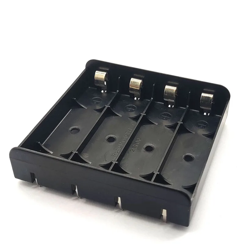 

MasterFire 10pcs/lot Plastic Battery Holder Storage Box Case for 4 x 21700 ABS DIY Power Bank PCB Batteries Container with Pins
