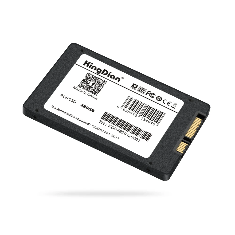 Kingdian herní řada SSD RGB LED shinning 120GB 240GB 480GB 1TB vnitřní celistvý konstatovat kotouč