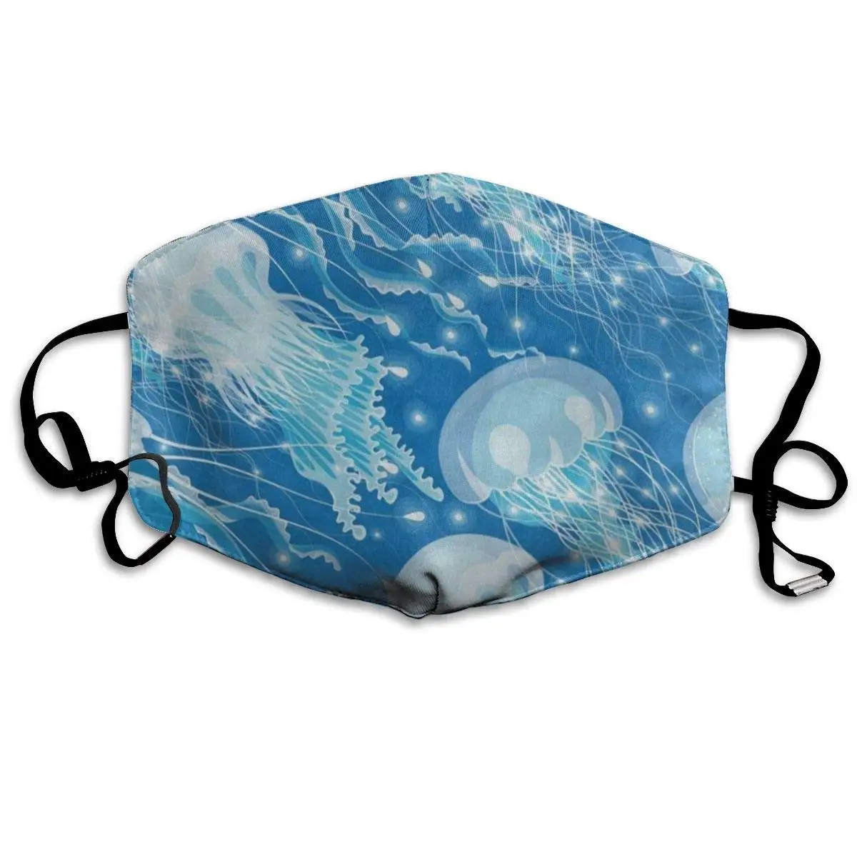 

Face Mask Glowing Jellyfish Glitter Designer Cycling Half Face Earloop Dust Mask For Boys