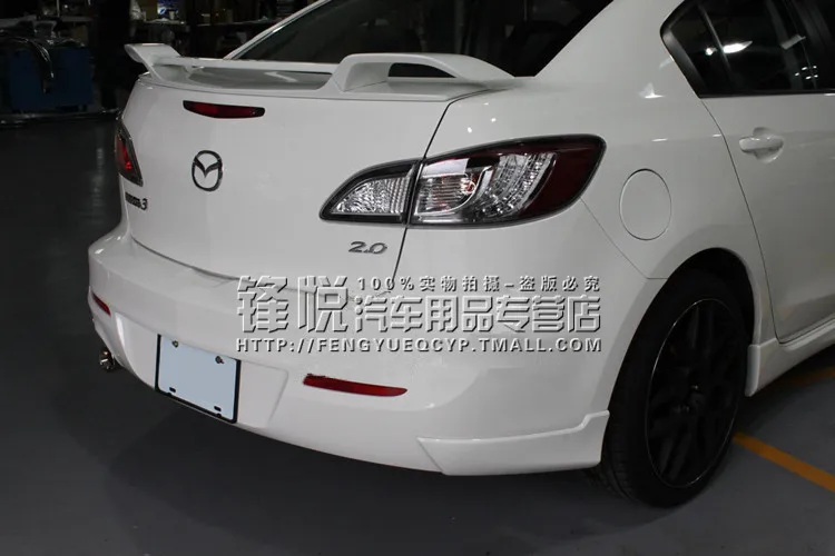 Подходит для mazda 3 углеродного волокна задний спойлер заднее крыло