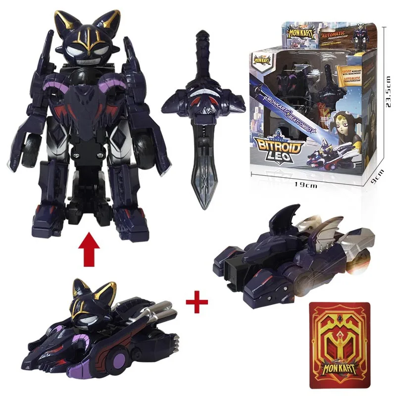 MONKART Transformation Robot Car Monster TURNING Ball MEECARDS Bakuball Bakucar Dragon Boy Toys Children Chrtistmas Gifts