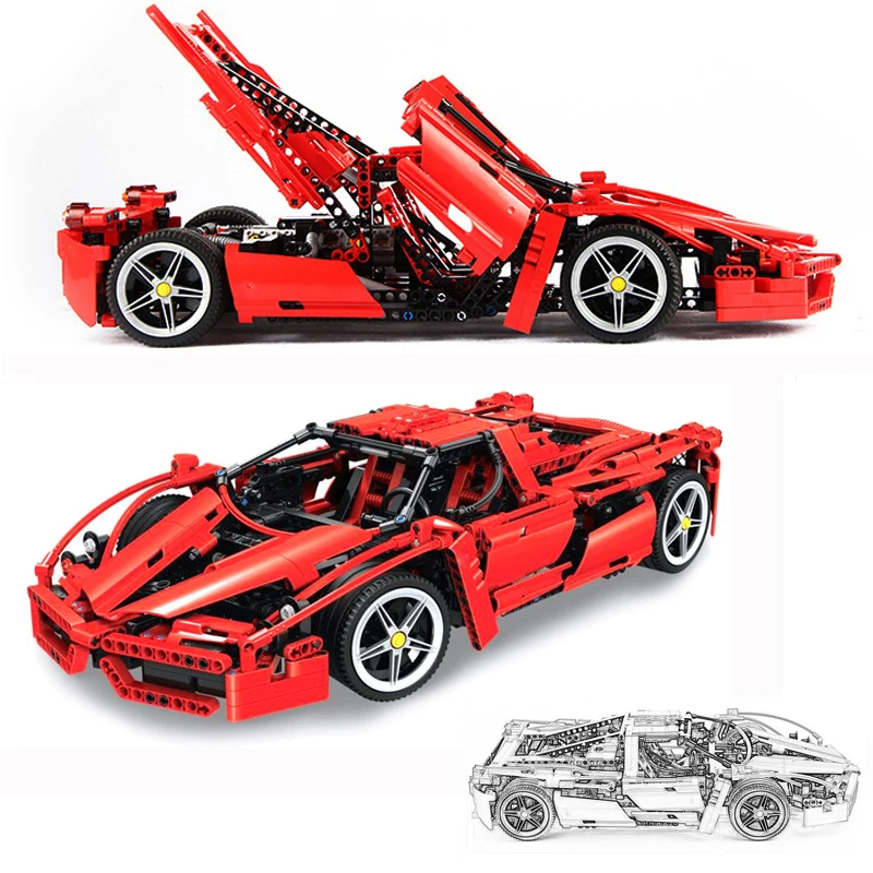 Высокоскоростной гоночный Спорт Ferrari Enzo транспортных блоков