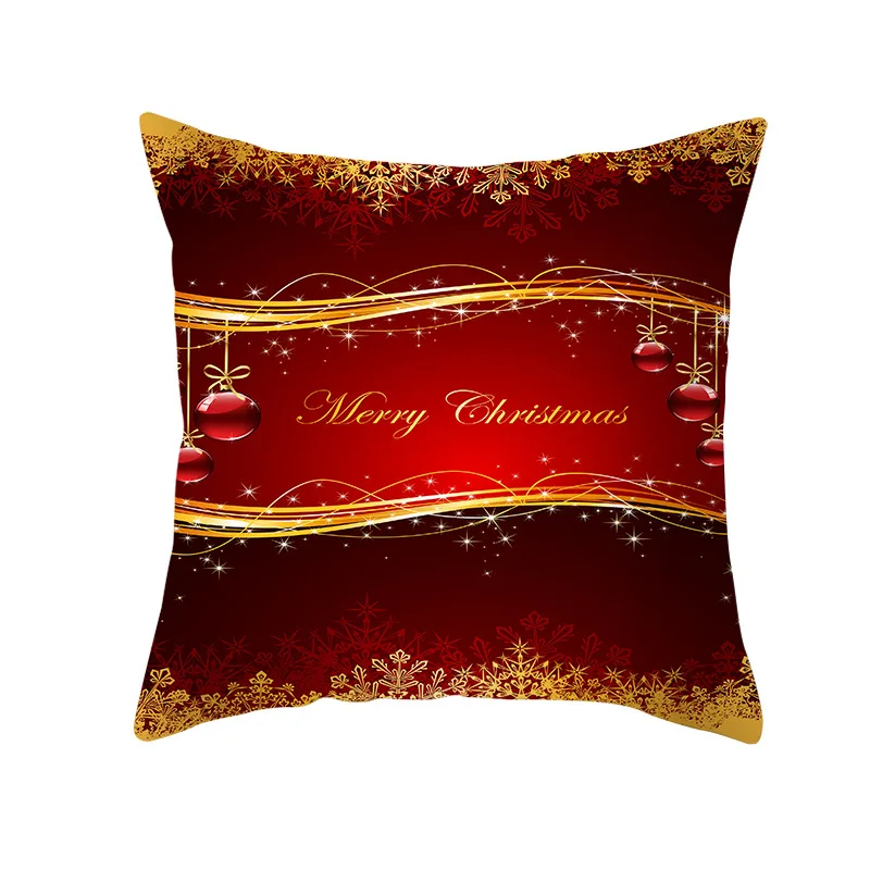 Рождественский подарок Рождественский Чехол на подушку украшения для дома Navidad Noel рождественские украшения Новогодний Декор