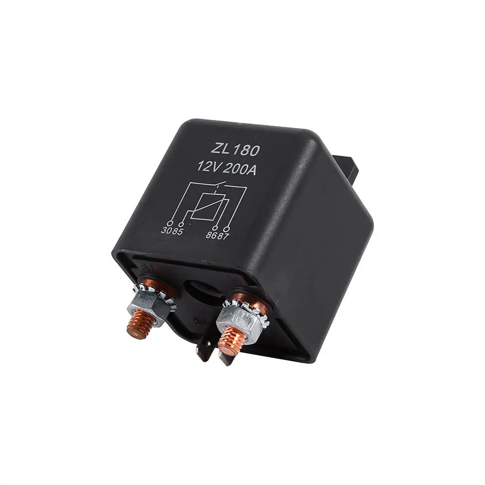 Heavy Duty DC 12V 200A ON/OFF Switch Split Charge Relay For Boat Car High Power
