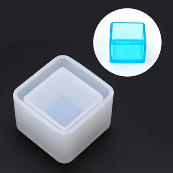 

Square Small Flowerpot Silicone Mould Storage Box DIY Handmade Making Crafts Crystal Epoxy Mold R9JE