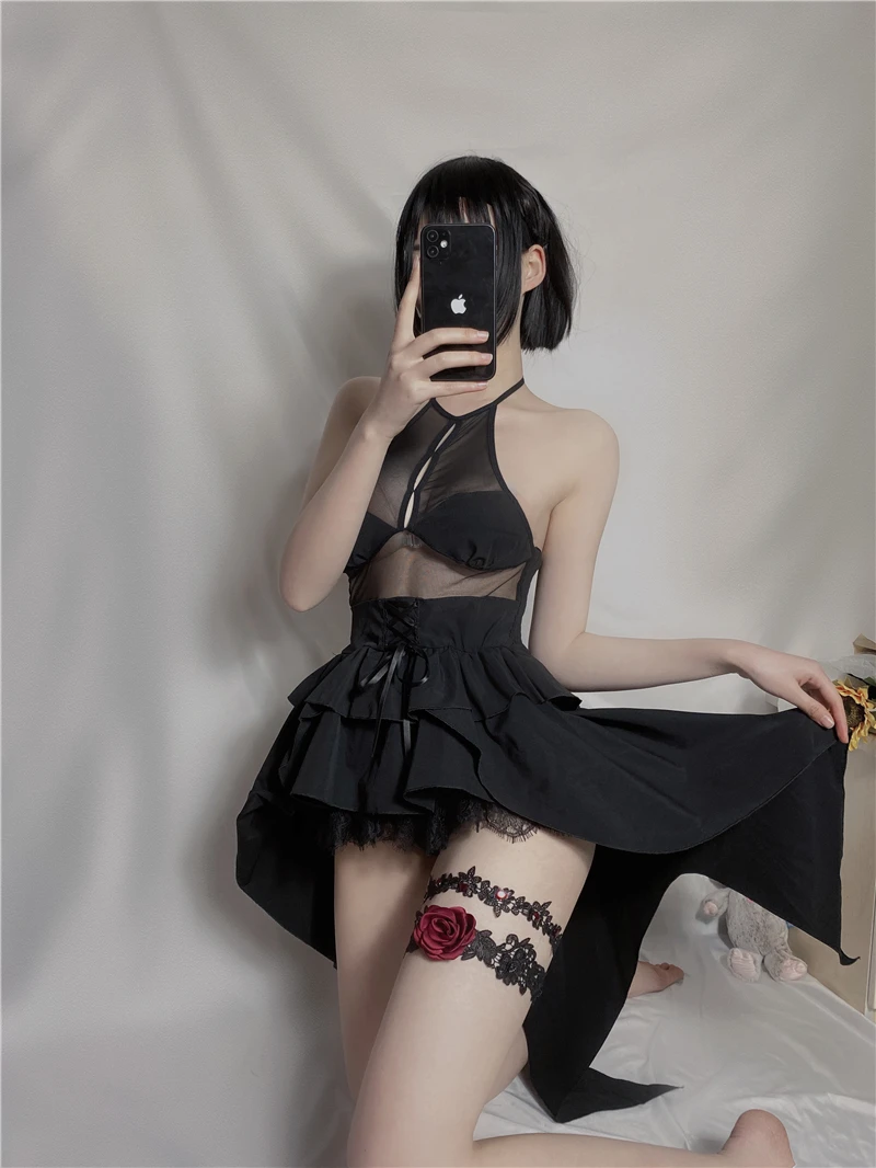 Paloli Sexy Gothic Lolita Cosplay Costumes Japanese Anime Demon Dark Character Outfit Skirt For Women Erotic Lingerie 0714 -Zentai shop online H847acc4341154bc5b73cb69201ec3a23E.jpg