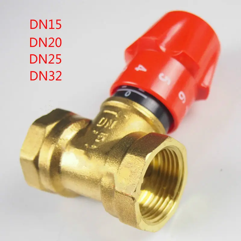 Brass Flow control valve Flow stop valve DN15 DN20 DN25 DN32 DN40 DN50