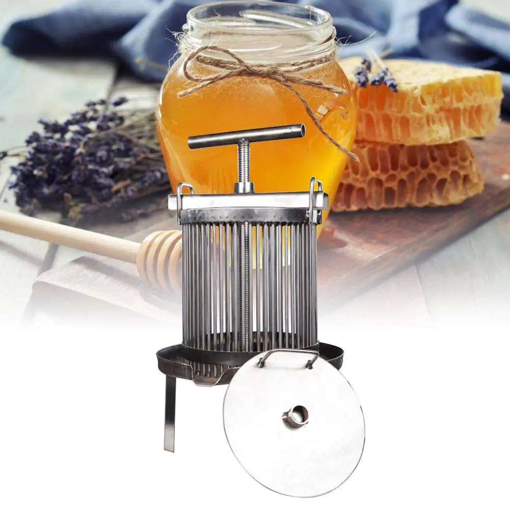 Нержавеющая сталь пчелиный воск пресс машина пчеловодство инструмент сетка мед пресс пасечный инвентарь для воска пресс er пчеловод поставки