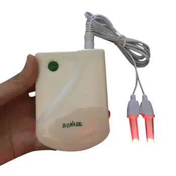 

White Green Key Rhinitis Treatment Instrument With Rhinitis Line Infrared Physiotherapy Handheld Remote Control Tool