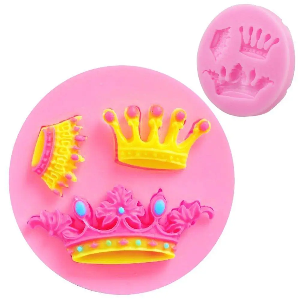 Crown Silicone Fondant Mold Cake Decorating Chocolate Baking Mould Cake Decorating Tool Chocolate Candy Moulds