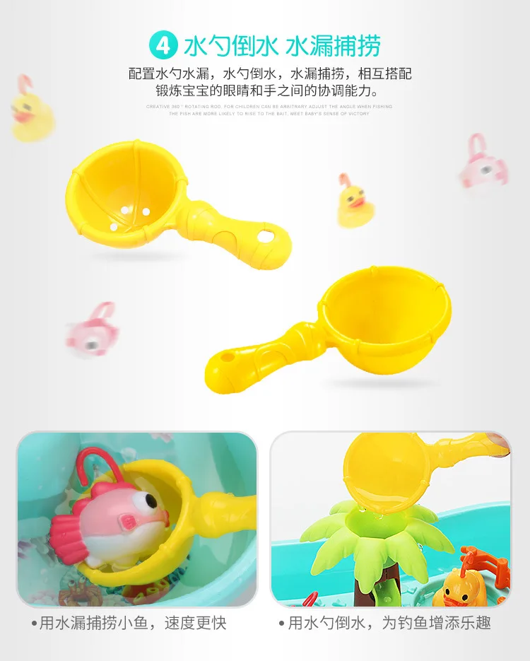 Стиль, Детский Электрический светильник для рыбалки в воде для девочек ...