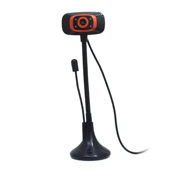 

Webcam Camera with Microphone for Desktop Laptop Pc Computer Usb 2.0 Drive-free Teaching Live Video Cam Tablet Rotatable