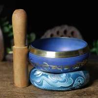 Singing Bowl Buddhism Home Decoration Nepal Chakra Meditation Tibetan Buddhism Yoga Healing Relaxation Low Frequency Sound Deep 1