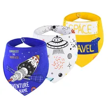 Детские слюнявчики, 3 упаковки, мягкий абсорбирующий шарф для мальчиков и девочек, муслиновые Слюнявчики, тканевые Слюнявчики для малышей, хлопковые Слюнявчики, водонепроницаемые Слюнявчики