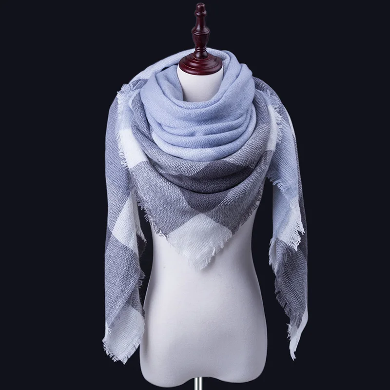 Женский зимний шарф для женщин кашемировый шарф и шаль женское одеяло тёплый шарф-шаль поддержка опт и розница - Цвет: B26