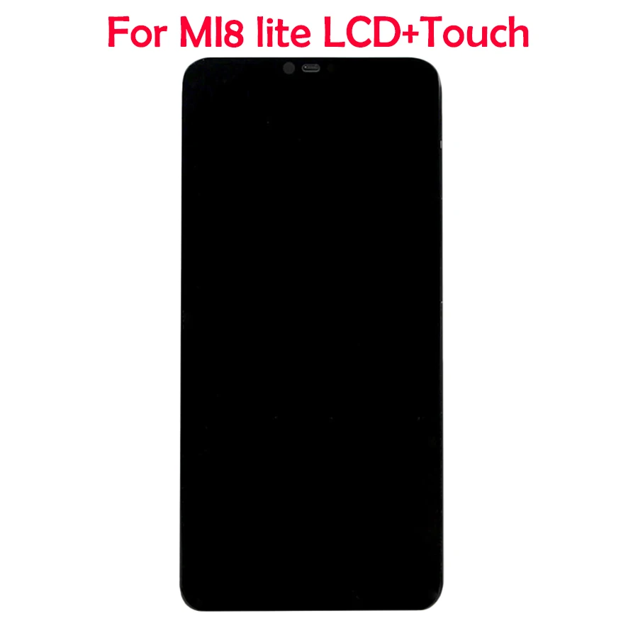 

JPFIX LCD With Frame Screen Replacement For Xiaomi MI8 lite Digiziter Pantalla Front Cover Display Module