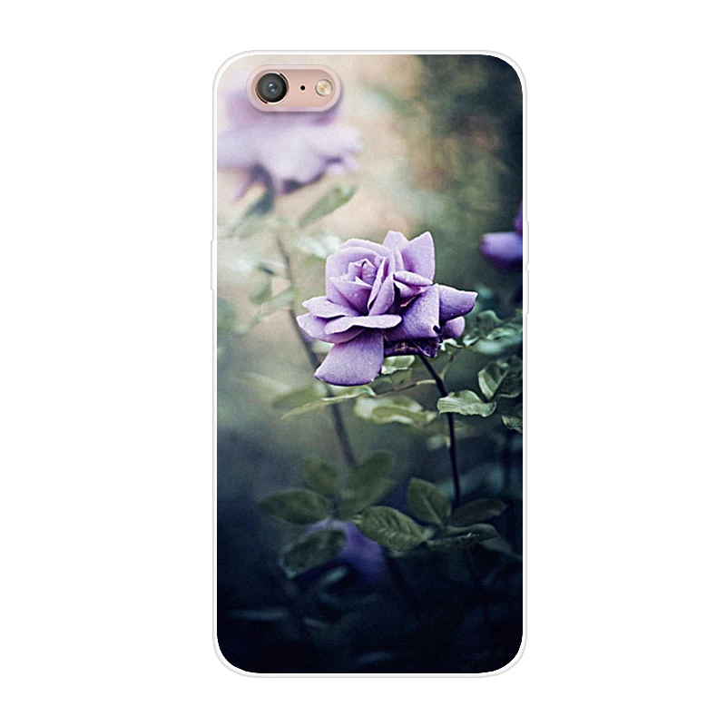 Для OPPO A71 чехол тонкий цветочный Мягкий силиконовый чехол s для OPPO A71 полный защитный чехол для OPPOA71 A 71