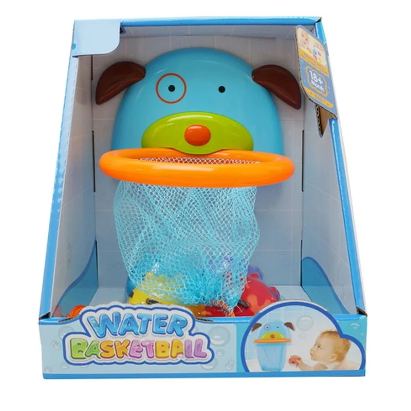 

Infants Shooting Bath Play with Water Basketball Toy Children Tub Play with Water Basketball Rack Dog Basketball Rack Combinatio