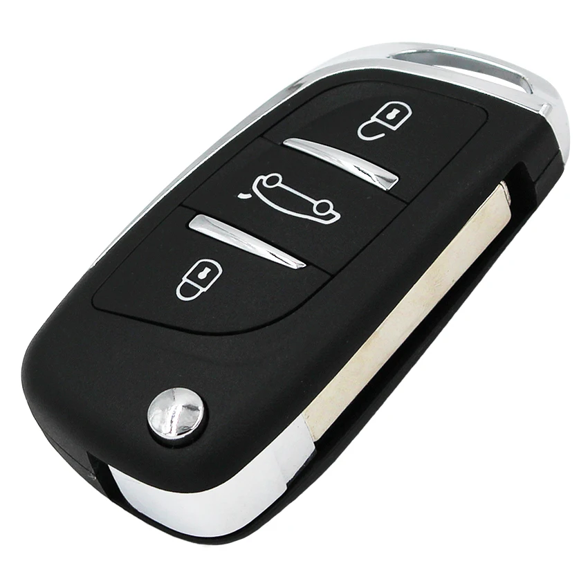 DS стиль 3 кнопки 434 МГц ID46 чип складной ключ для Citroen C2 C3 VA2 Blade