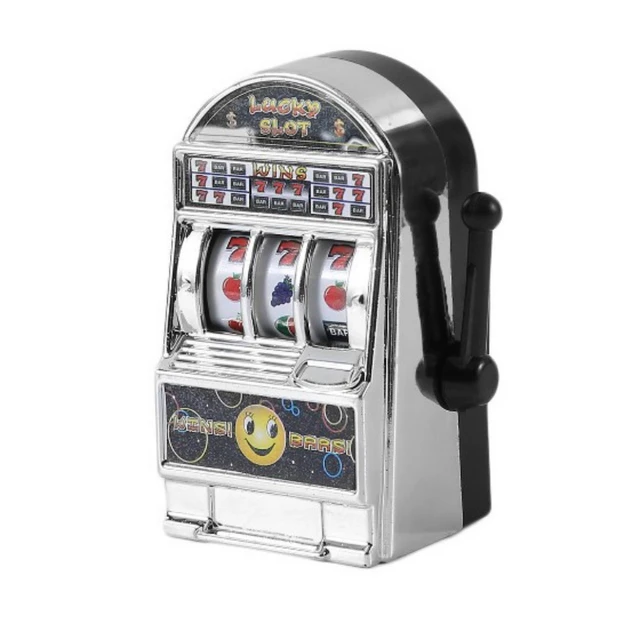 Mini Casino Jackpot Fruit Slot Machine Money Box Game Toy For Kids Adult Decompression Toys Slot Machine Toy Gold 4