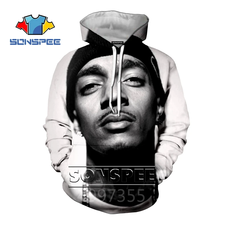 SONSPEE/Новая толстовка с 3D принтом Nipsey hussle Rapper детские толстовки уличная толстовка для мальчиков и девочек-подростков Пуловер детский топ C127 - Цвет: 8