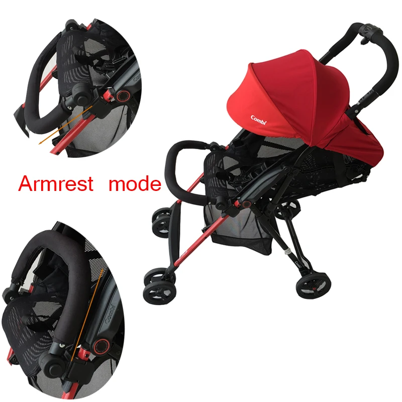 1:1 Baby Stroller Accessories Armrest and Extend Seat Footboard front Handrail Footrest for Combi f2 plus vivid baby stroller cover for rain