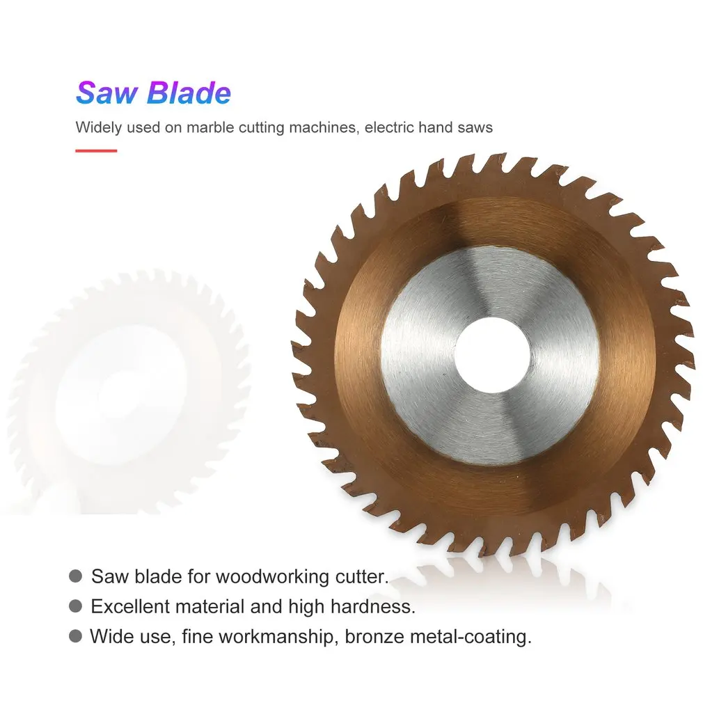 Metal Coating Woodworking Saw Blade Circular High Speed Steel Tipped Wood Cutting Discs Carbide Saw Blade 30T/40T/60T
