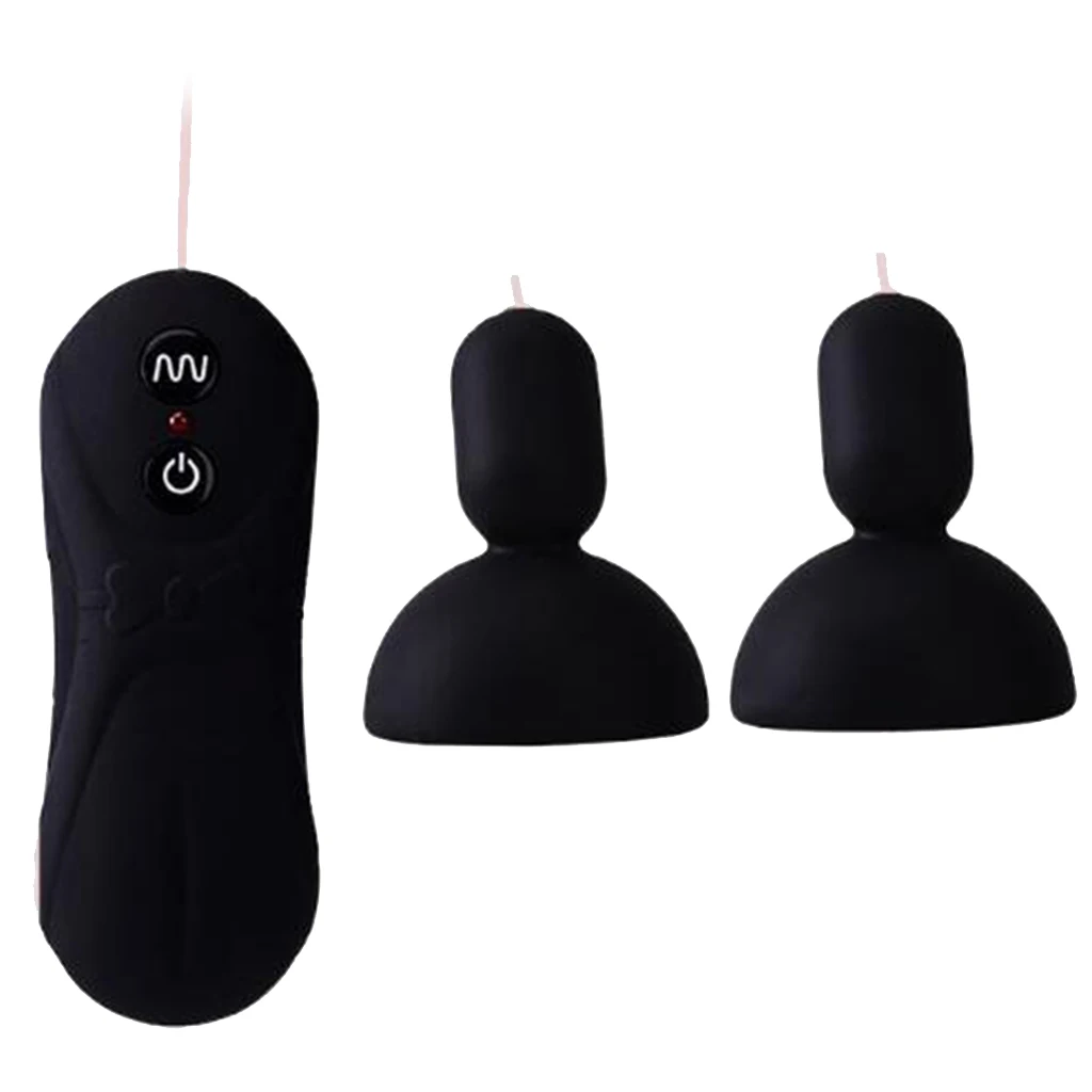 Soft Silicone Female Breast Nipple Vibrating Massage Enhancement Flirting Enlarger Pump Sucker Vibrator Massager Masturbator