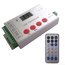 Светодиодный контроллер RGB/RGBW WS2812b контроллер Wi-Fi пульт дистанционного управления светодиодный ленты контроллер светодиодный пиксель контроллер DMX 4 Порты привод 6144 Пиксели