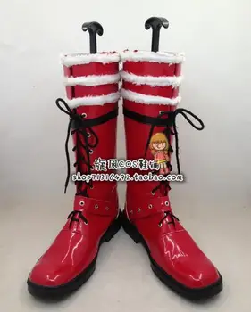 

Ao no Exorcist Cosplay Rin Okumura Cosplay Shoes Boots For Adult Men's Halloween Party Cosplay Boots Custom Made