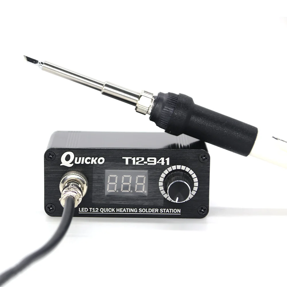 New design DC Version Portable T12 Digital Iron T12-941MINI LED soldering station electronic welding iron | Инструменты