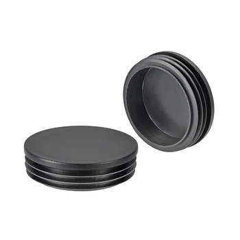 

uxcell 2pcs 90mm Dia Plastic Tubing Plug Round Post End Caps for Handrail Stair Newel Guardrail Tube Black
