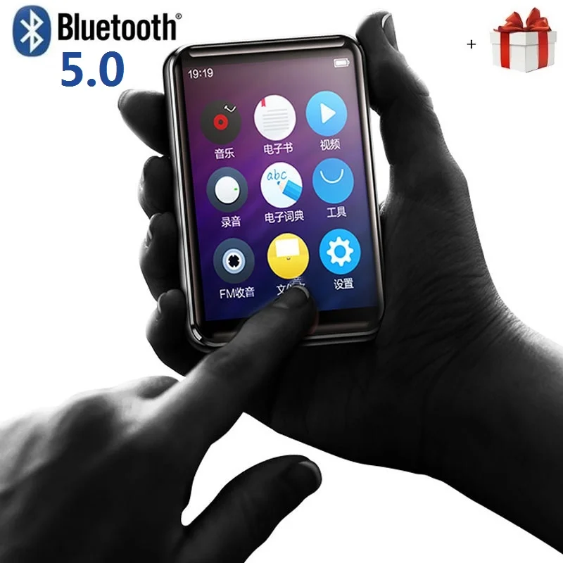 Оригинальный MP3 плеер BENJIE X5 с Полноразмерным сенсорным экраном Bluetooth 8 ГБ/16 ГБ