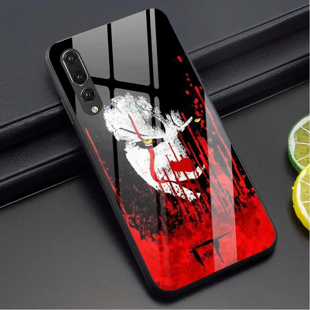 Чехол для телефона Pennywise The Clown Horror glass для huawei Y6 mate 20 Lite Honor 9 10 Lite 7A P10 P20 P30 PRO P Smart - Цвет: K0110001