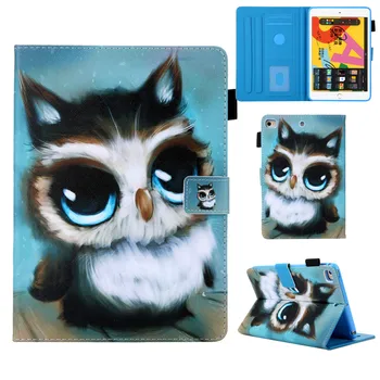 

Shockproof Rabbit Owl Elephant for IPad Mini 1 2 3 4 5 Case PU Leather Auto Wake/Sleep Cover Tablet Stand Card Slot