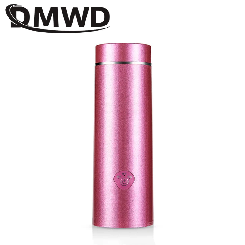 Goedkoop DMWD Mini Waterkoker Warm Water Thermische Boiler Reizen Roestvrij Staal Thee koffie melk kokend cup draagbare Theepot 110V  220V