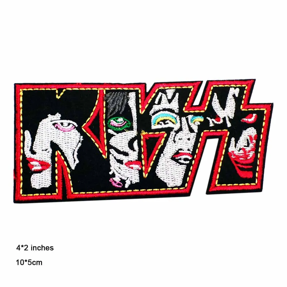 Rock N Roll Music Embroidered Iron-On Patch