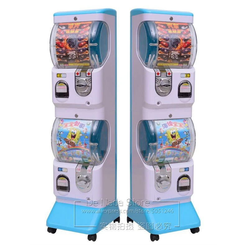 

Cheap Price Token Coin Operated Amusement Arcade Game Machine Candy Ball 45mm 50mm 75mm Gashapon Capsule Toy Vending Machine