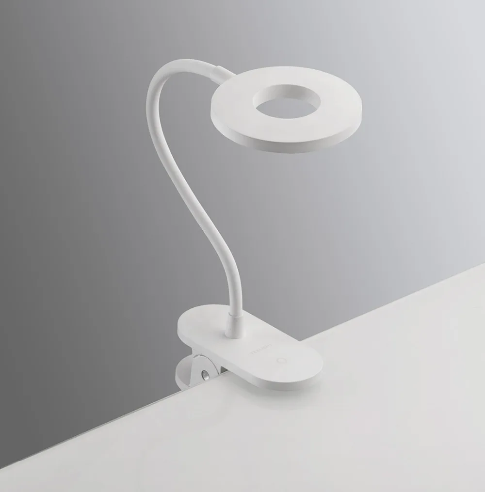 

New Xiaomi Yeelight Touch On/off Switch 3 Mode Clip Desk Lamp 3900K Eye Protection Light Dimmer Rechargeable USB Led Table Lamp