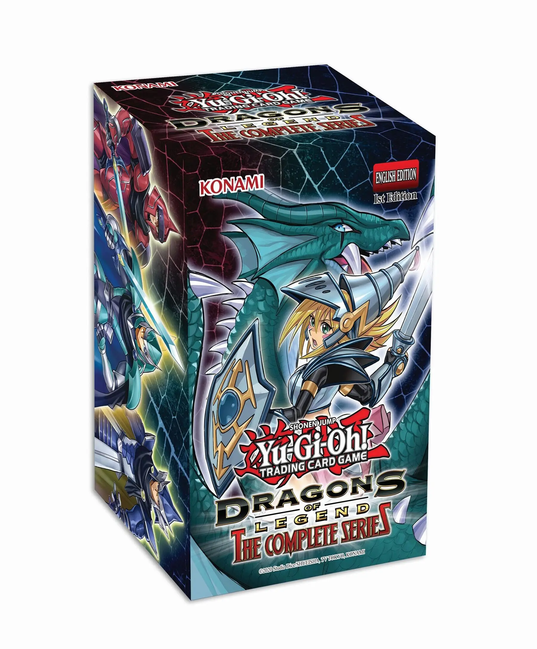 Yu-Gi-Oh TCG DLCS Европейская версия Английский легендарный дракон кости рыцарь Дракон