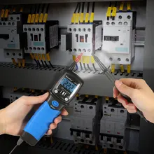 Bolígrafo de mano de tipo Digital multímetro de DC/AC medidor de tensión de resistencia Analizador de continuidad de diodo de retroiluminación LCD