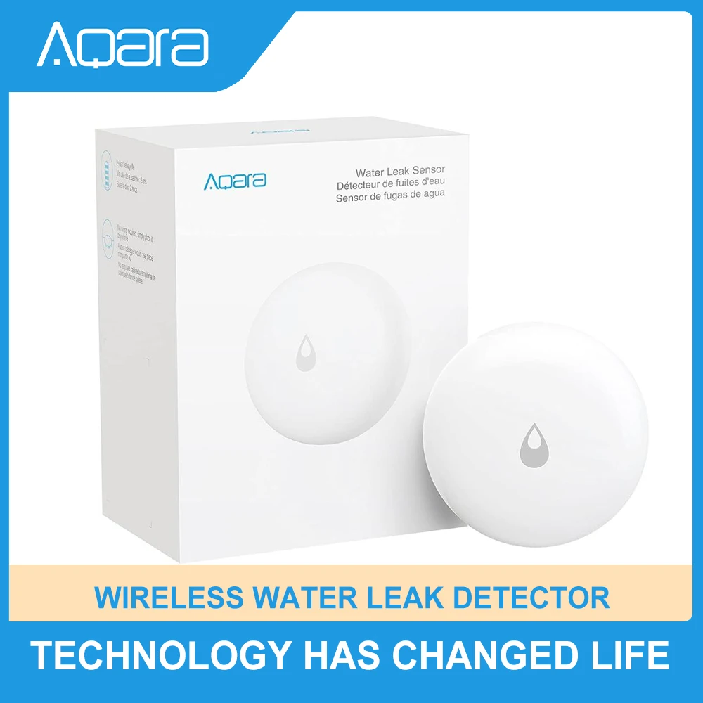 

Original Aqara IP67 Water Leak Sensor Flood Water Leak Detector for Home Remote Alarm Security Soaking Sensor
