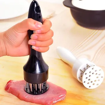 

ABS + Stainless Steel Creative Tender Meat Hammer Kitchen Helper Tenderizer Loose Steak Pork Chop Fast Meat Tenderizer Needle